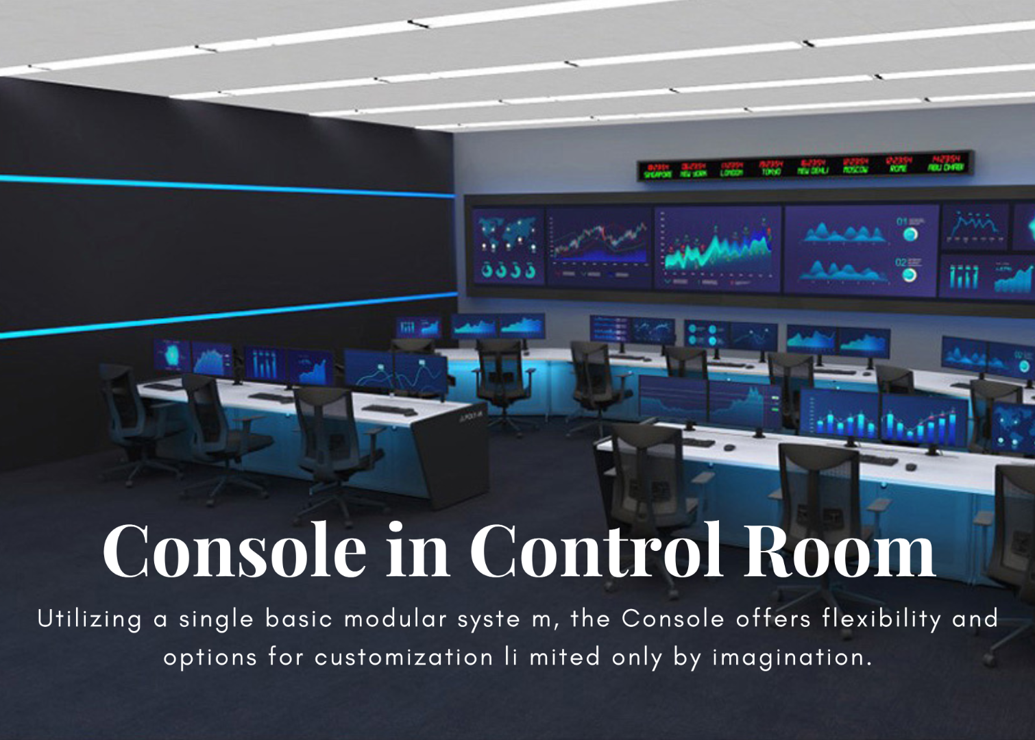 Console in Control Room